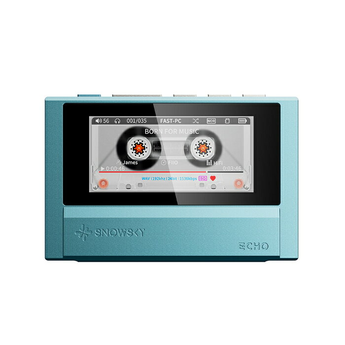 FIIO Snowsky ECHO Sky Blue ポータブルプレイヤー ミュージックプレイヤー 3.5mm / 4.4mm CS43198 Bluetooth 長時間バッテリー フィーオ 
