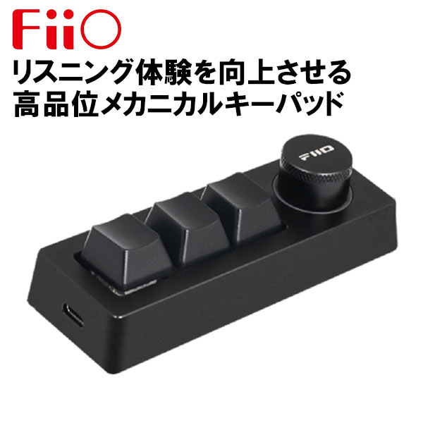 【6/1限定★抽選で最大100%ポイントバック！(要エントリー)】FIIO フィーオ KB1K Black オーディオ用ア..