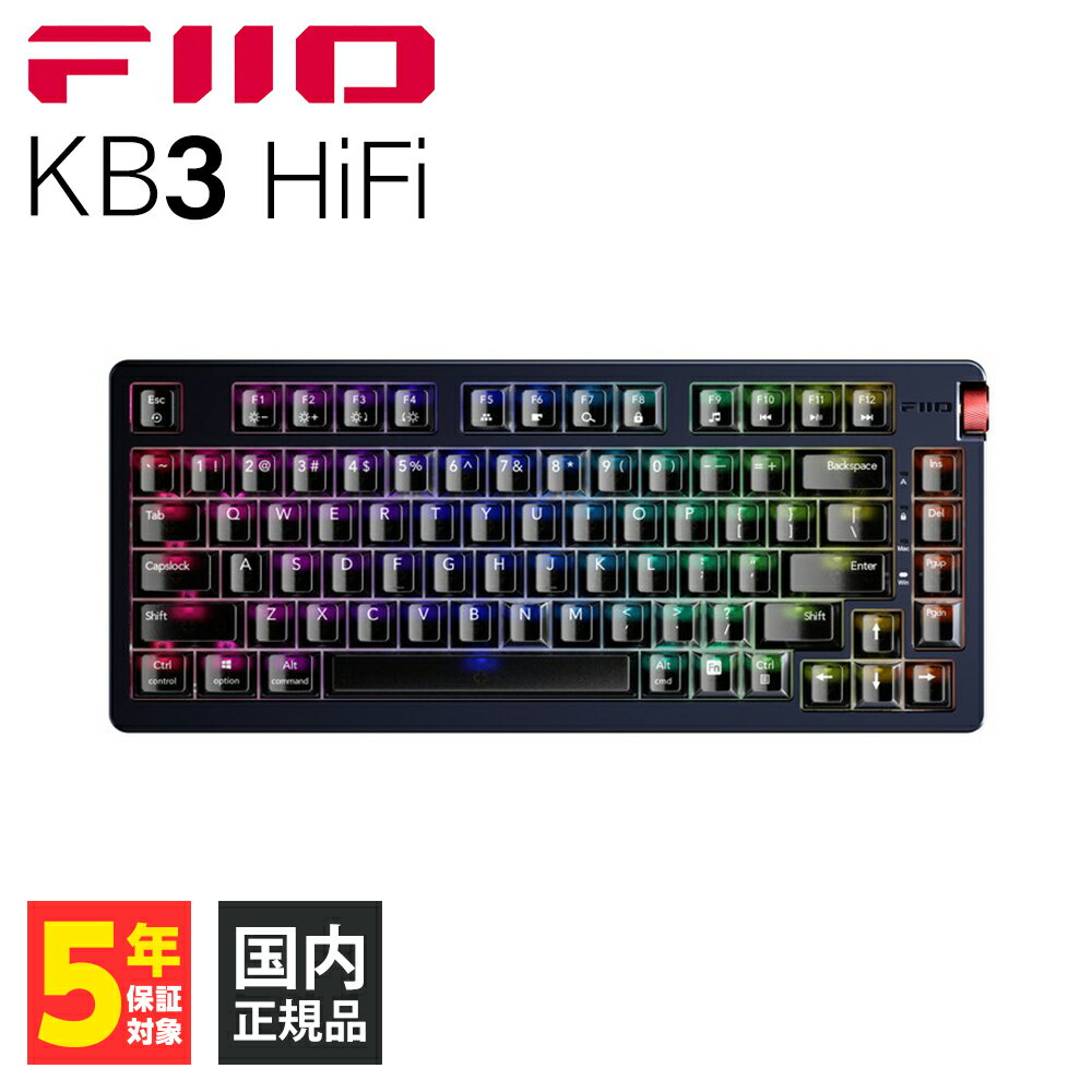 5/18Ǻ100%ݥȥХå(ץȥ꡼)FIIO KB3 HiFi USB ߥ󥰥ܡ إåɥۥ󥢥 3.5mm 4.4mm æ֥ RGB饤 ۥåȥå ƥ󥭡쥹 ե 