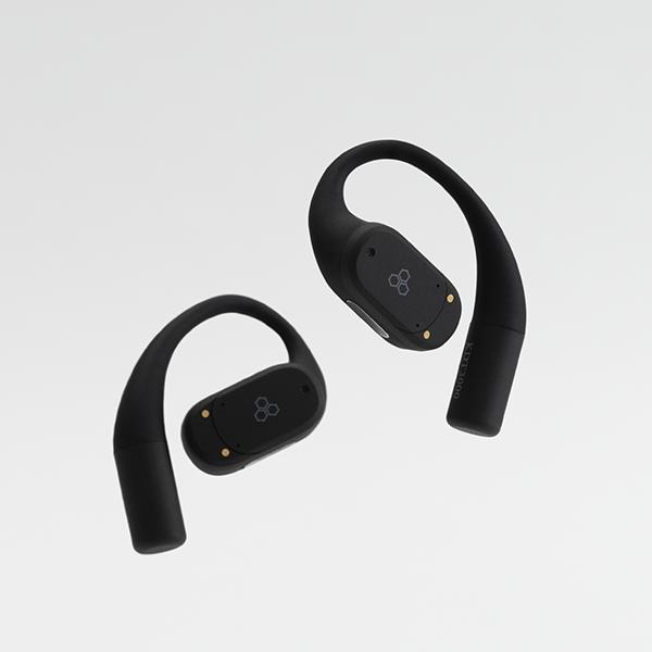 final KDT3000 BLACK ワイヤレス イヤホン Bluetooth 耳を塞がない オープンイヤー...