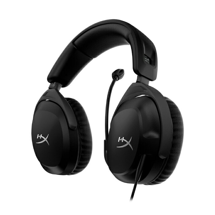 eイヤホン楽天市場店のHyper X HyperX Cloud Stinger 2 Wired Gaming Headset【519T1AA】 ゲーミングヘッドセット ヘッドホン 有線 ノイズキャンセリング 空間オーディオ 回転式イヤーカップ オーディオ 軽量 ハイパーエックス｜アングル3