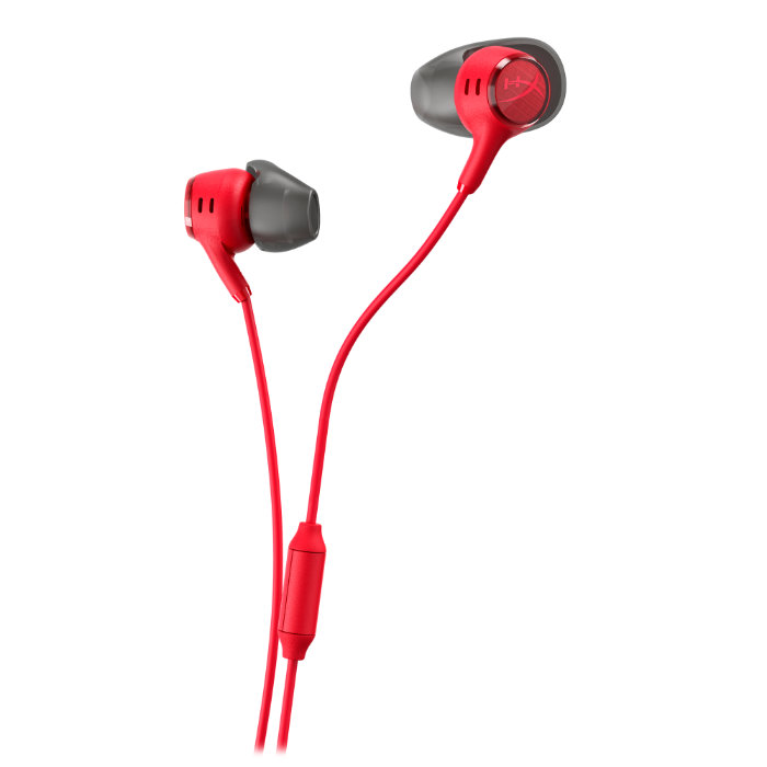 【マラソン限定★抽選で最大100%ポイントバック！(要エントリー)】Hyper X HyperX Cloud Earbuds III (Red)【HXR-BN7S0AA】ゲーミングイヤホン 有線イヤホン カナル型 イントラコンカ 密閉型 3.5mm4極 ミニプラグ マイク・リモコン付き ダイナミック型 ハイパーエックス
