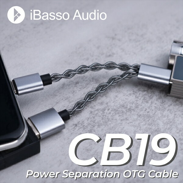 iBasso Audio CB19 (パワーセパレーションOTGケーブル) アイバッソオーディオ USB ケーブル ポータブル オーディオ