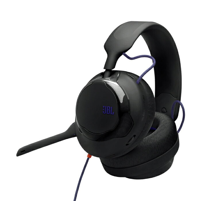 (9月17日発売予定) JBL Quantum 120 ブラック【JBLQTUM120BLK】 ゲーミングヘッドセット 有線ヘッドホン 3.5mmプラグ 着脱式ブームマイク 空間サウンド ファブリックイヤーパッド ジェイビーエル