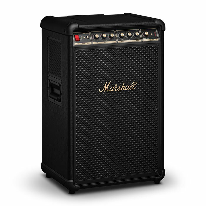 【1/1限定★抽選で最大100%ポイントバック！(要エントリー)】（取り寄せ) Marshall Bromley 750 Black and Brass スピーカー パーティースピーカー Bluetooth Auracast LC3 2 XLR 6.3mm 防水防塵 IP54 ロングバッテリー 車輪付き 全方位サウンド マーシャル