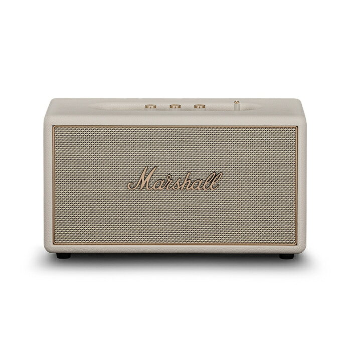 Marshall Stanmore IV Cream スピーカー ホームスピーカー Bluetooth LC3 LDAC EQ アナログ入力 RCA 3.5mm ステレオミニプラグ バスレフポート 低音 マーシャル 【グループG】