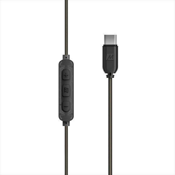 MEE audio M6-USB ブラック 有線 イヤホン タイプC USB-C カナル型 耳掛け型 シュア掛け iPhone Android Switch (送料無料) 3