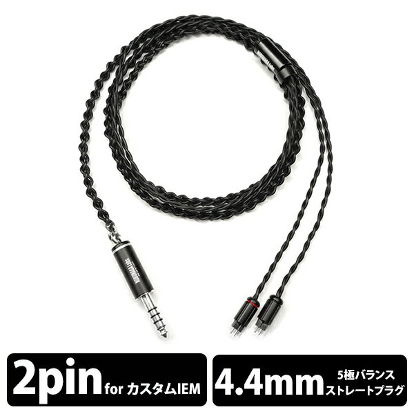 NOBUNAGA Labs ノブナガラボ CASSINI-S (カッシーニ-S)4.4mm5極バランス/カスタムIEM2pin (NLA-CSN-S) リケーブル イヤホンケーブル (送料無料)