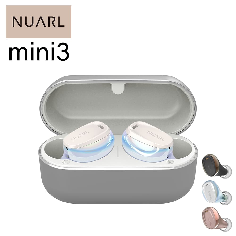 【6/5限定★抽選で最大100 ポイントバック！(要エントリー)】NUARL ヌアール mini3 EARBUDS オーロラホワイト ワイヤレスイヤホン ノイズキャンセリング Bluetooth ノイズキャンセル イヤホン ワイヤレス ブルートゥース 通話 ゲーミングイヤホン