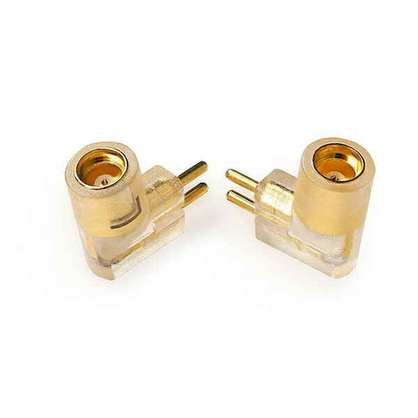 【5/25限定★抽選で最大100%ポイントバック！(要エントリー)】OEAudio 変換アダプター CIEM(M)-MMCX(F) Transparent Angled オーディオアクセサリー 2