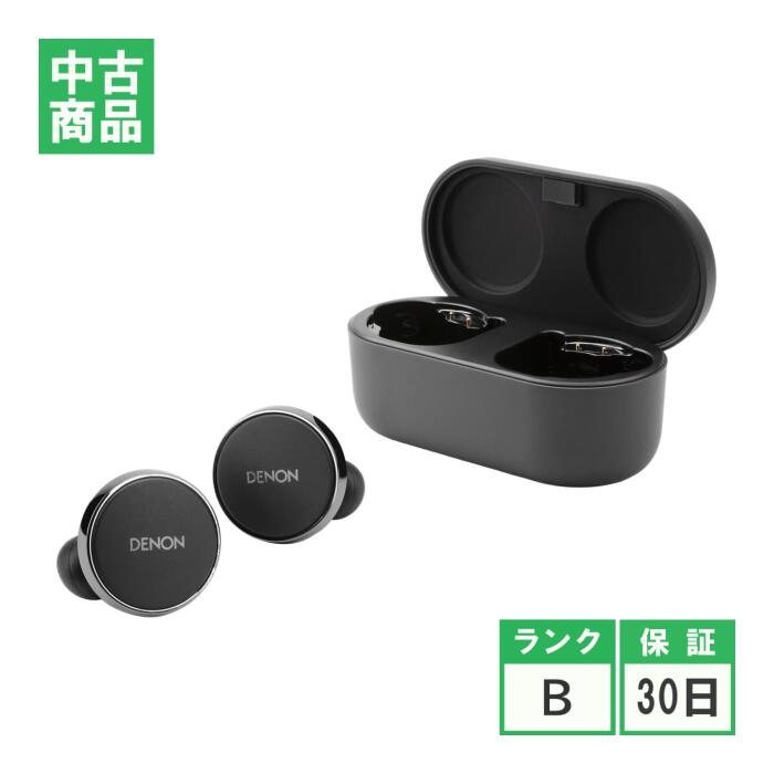 【中古】DENON PerL Pro True Wireless Earbuds ブラック デノン ワイヤレスイヤホン ノイズキャンセリング カナル型 Bluetooth イヤホン ワイヤレス ブルートゥース iPhone Android 通話 マイク付き 空間オーディオ
