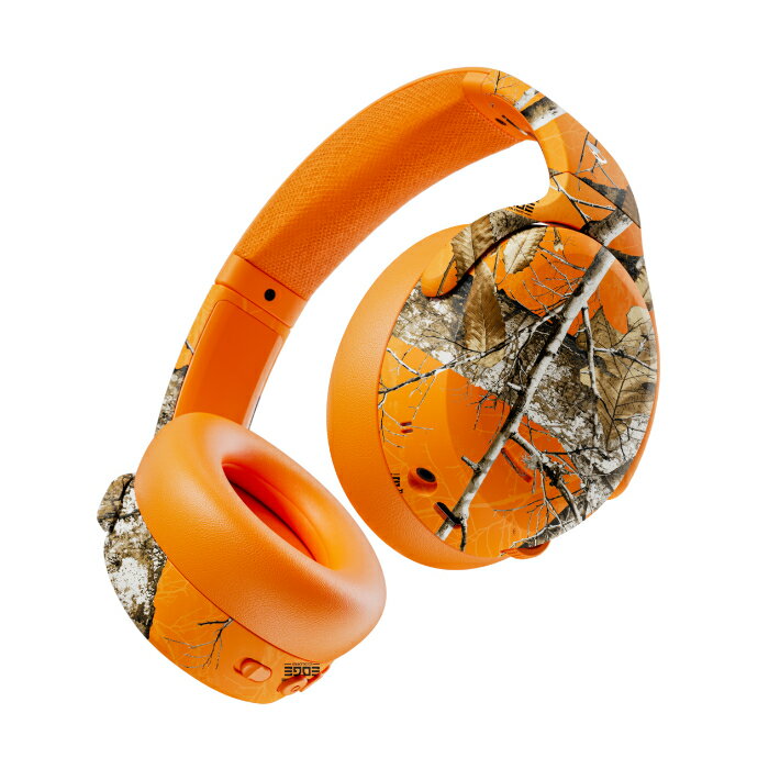 Skullcandy CRUSHER ANC 2Realtree EDGE COLORS Hazard Orange ワイヤレスヘッドホン ヘッドホン 密閉型 クラッシャーベース ノイズキャンセリング マルチポイント ANC スカルキャンディー