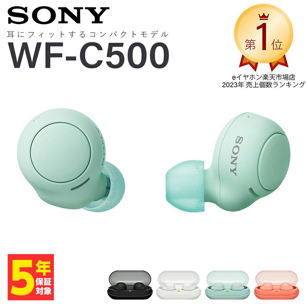 SONY ソニー 完全ワイヤレスイヤホン WF-C500 G