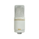 TOPPING Professional CL101 White マイク 録音 録音用 楽器録音 ボーカル録音 PC用 有線 レコーディング 収録 スタジオ 配信 配信用 ライブ ライブストリーミング ストリームミング ストリーマー クリア 単一指向性 低ノイズ 高音質 コンパクト