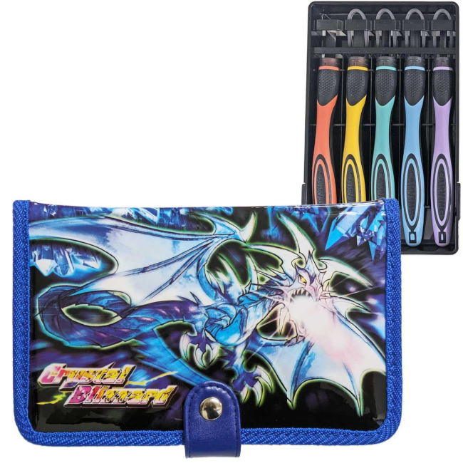 彫刻刀セット クリスタルブリザード 2WAY グリップ彫刻刀 安全ガード付き 義春全鋼製刃 よしはる 小学生 女の子 右利き 左利き 彫刻刀 取り外しガード付き 5本セット ドラゴン 切れ味 学校授業 すべりにくい 安定感 シンプル 小学校 工作 版画