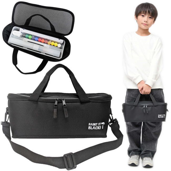 絵の具セット ペイントイットブラック 12色12本サクラ水彩絵の具 小学生 男女兼用 ...