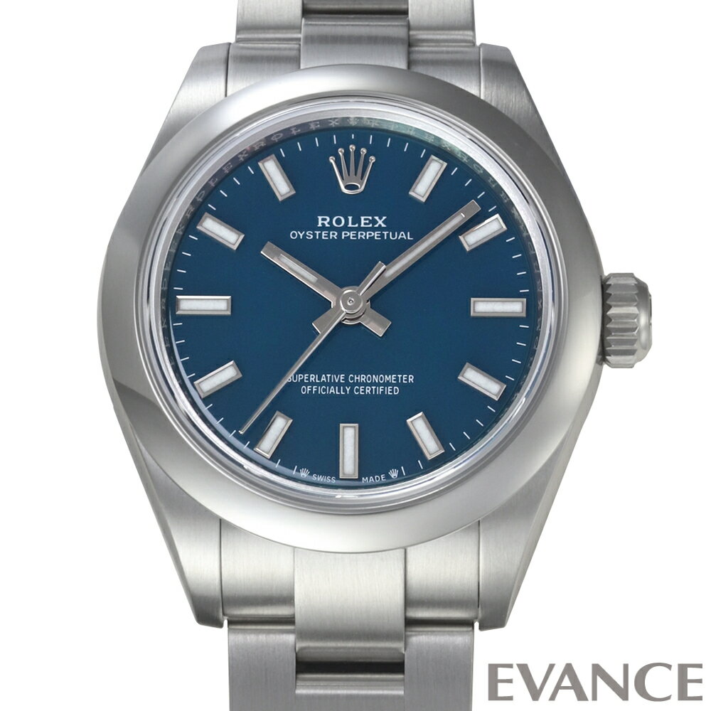 【新品】 ロレックス オイスター パーペチュアル 28 276200 メッドブルー レディース 【腕 ...