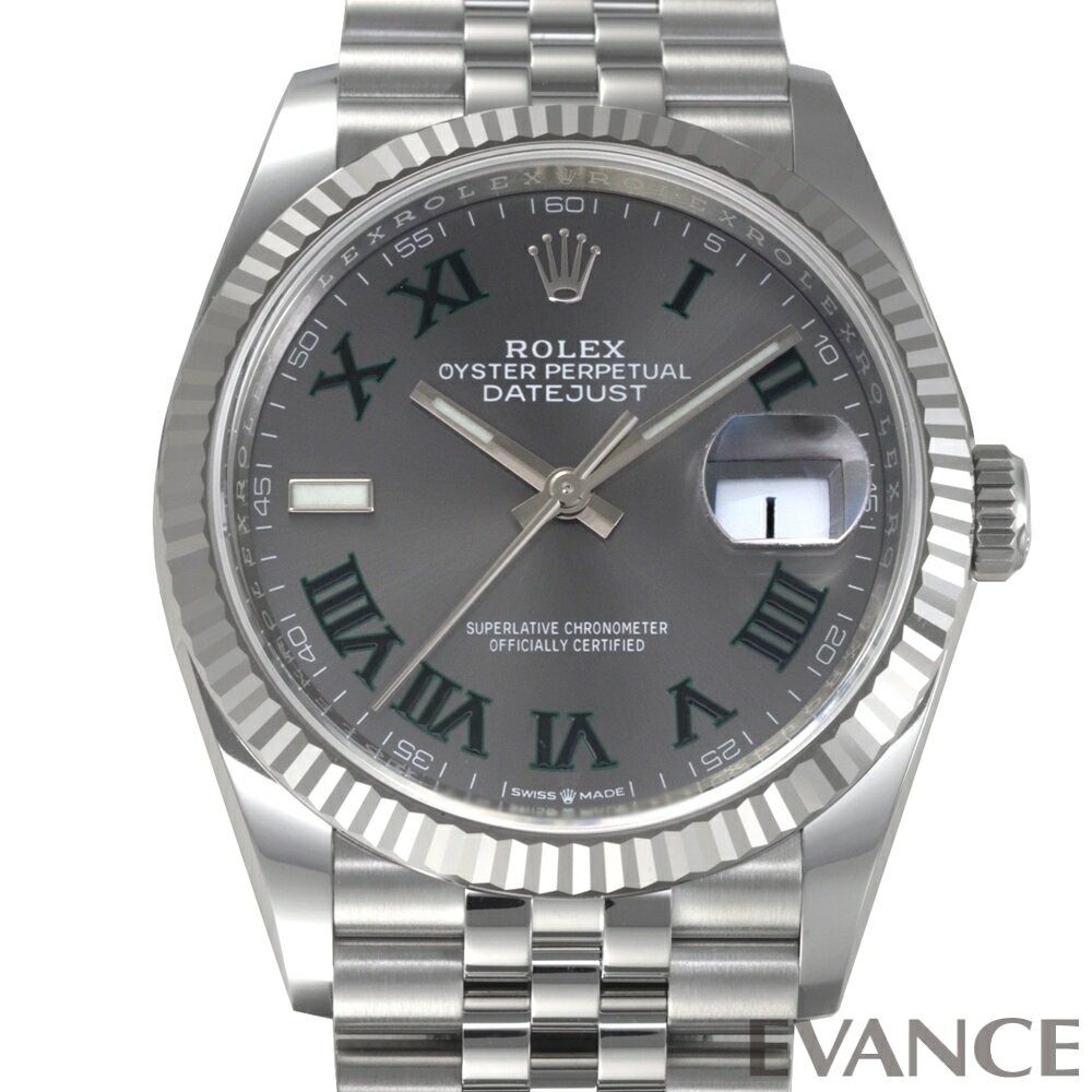 【新品】 ロレックス デイトジャスト 36 126234 スレート メンズ 【腕時計】【ROLEX】