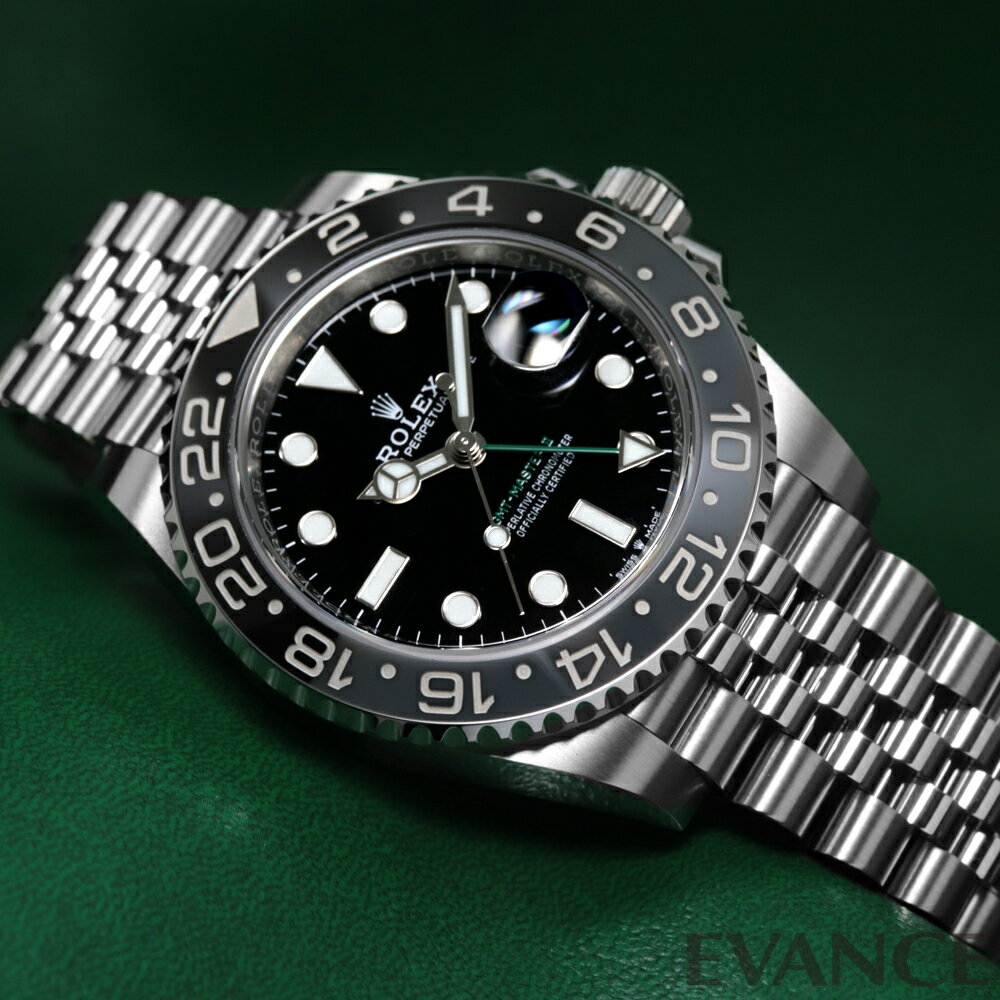 【新品】 ロレックス GMTマスターII 126710GRNR グレー／ブラックベゼル メンズ 【腕時計】【ROLEX】