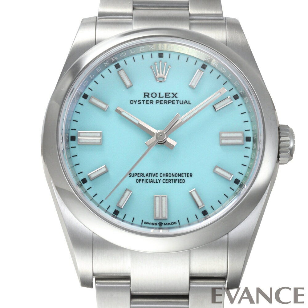 オイスター 腕時計（メンズ） 【新品】 ロレックス オイスター パーペチュアル 36 126000 ターコイズブルー メンズ 【腕時計】【ROLEX】