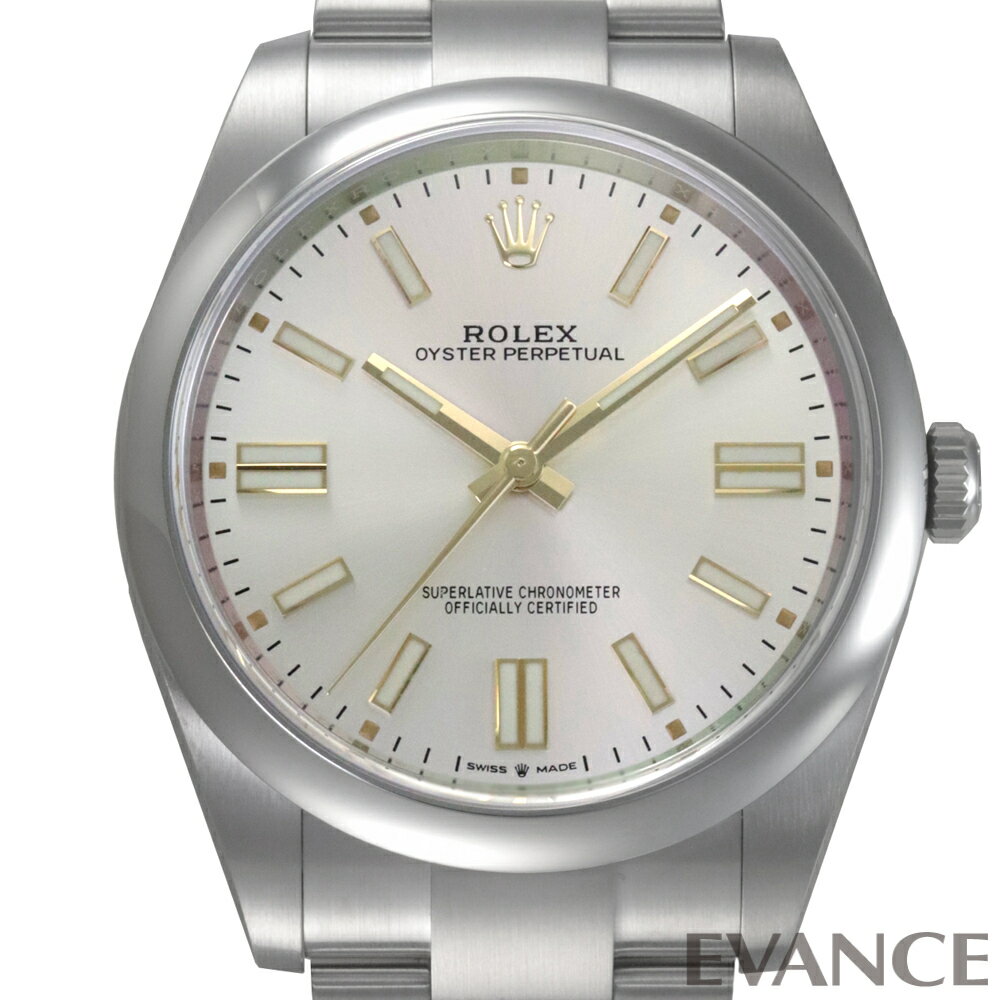 オイスター 腕時計（メンズ） 【新品】 ロレックス オイスター パーペチュアル 41 124300 シルバー メンズ 【腕時計】【ROLEX】