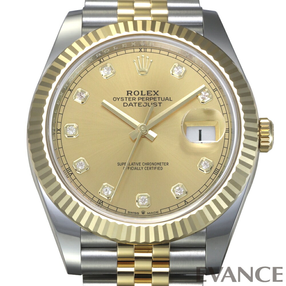 【新品】 ロレックス デイトジャスト 41 126333G シャンパンカラー メンズ 【腕時計】【ROLEX】