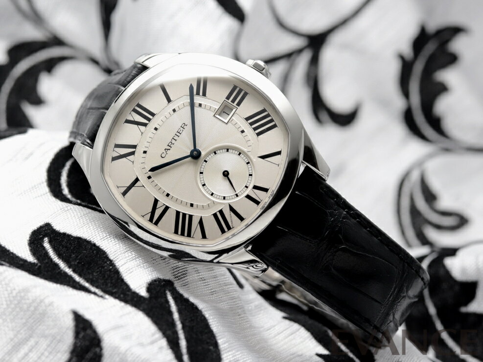 【中古】 カルティエ ドライブ ドゥ カルティエ WSNM0004 シルバー メンズ 【腕時計】【CARTIER】