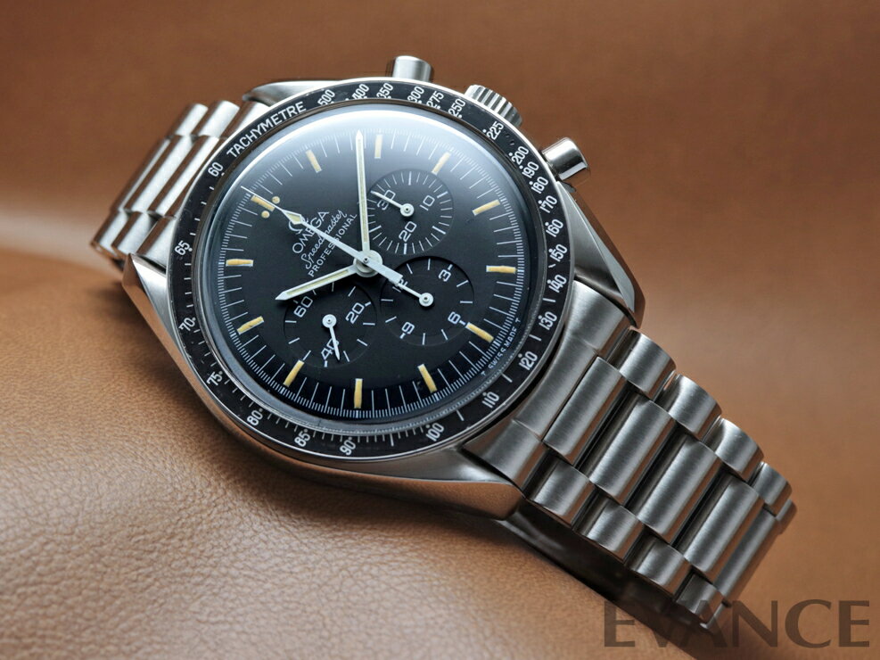 ◆週替りポイントUP◆【中古】 オメガ スピードマスター プロフェッショナル アポロ11号月面着陸20周年記念（US限定仕様） ST145.022 ブラック メンズ 【腕時計】【OMEGA】