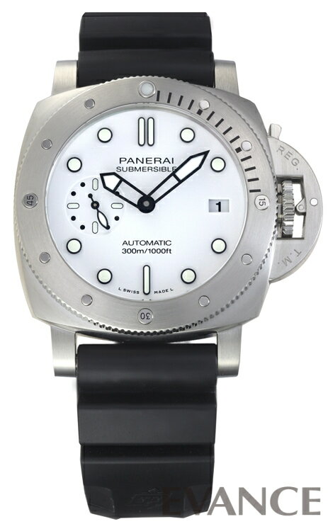 【中古】 パネライ サブマーシブル ビアンコ PAM01223 ホワイト X番 メンズ 【腕時計】【PANERAI】