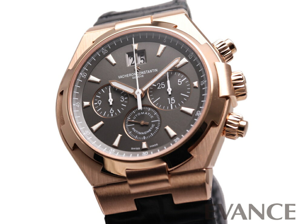 【中古】 ヴァシュロン・コンスタンタン オーヴァーシーズ クロノグラフ 49150/000R-9338 グレー メンズ 【腕時計】【VACHERON CONSTANTIN】