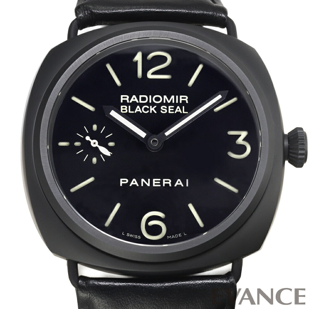【中古】 パネライ ラジオミール ブラックシール チェラミカ PAM00292 ブラック M番 メン ...