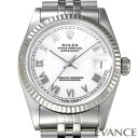 【中古】 ロレックス デイトジャスト 68274 ホワイト S番 ボーイズ 【腕時計】【ROLEX】