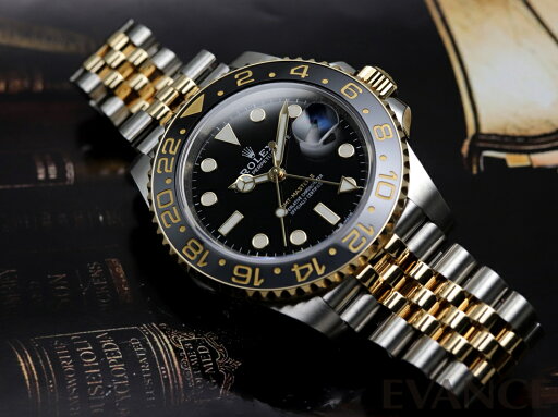 【中古】 ロレックス GMTマスターII 126713GRNR グレー&ブラックベゼル ランダム番 メンズ 【腕時計】【ROLEX】