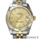 【中古】 ロレックス デイトジャスト 178273 シャンパン F番 ボーイズ 【腕時計】【ROLEX】