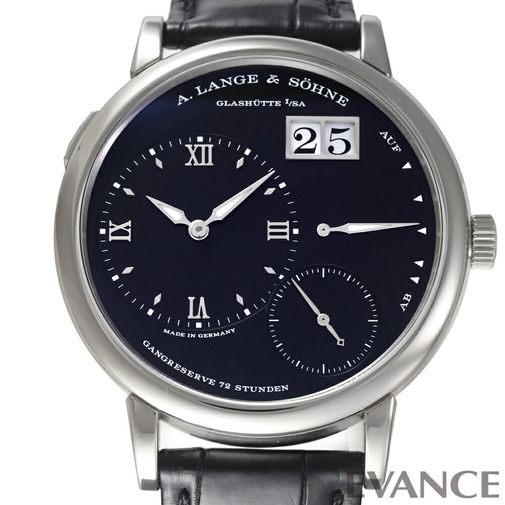 【中古】 ランゲ&ゾーネ グランド ランゲ1 117.028/LS1173AD ブラック メンズ 【腕時計】【A.LANGE & SOHNE】