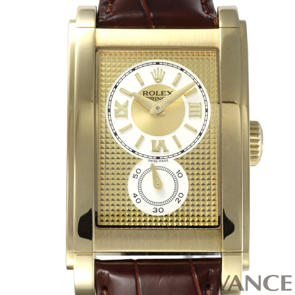 【中古】 ロレックス チェリーニ プリンス 5440/8 シャンパン／シルバー D番 メンズ 【腕時 ...