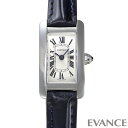 【中古】 カルティエ タンク アメリカン ミニ WSTA0032 シルバー レディース 【腕時計】【CARTIER】