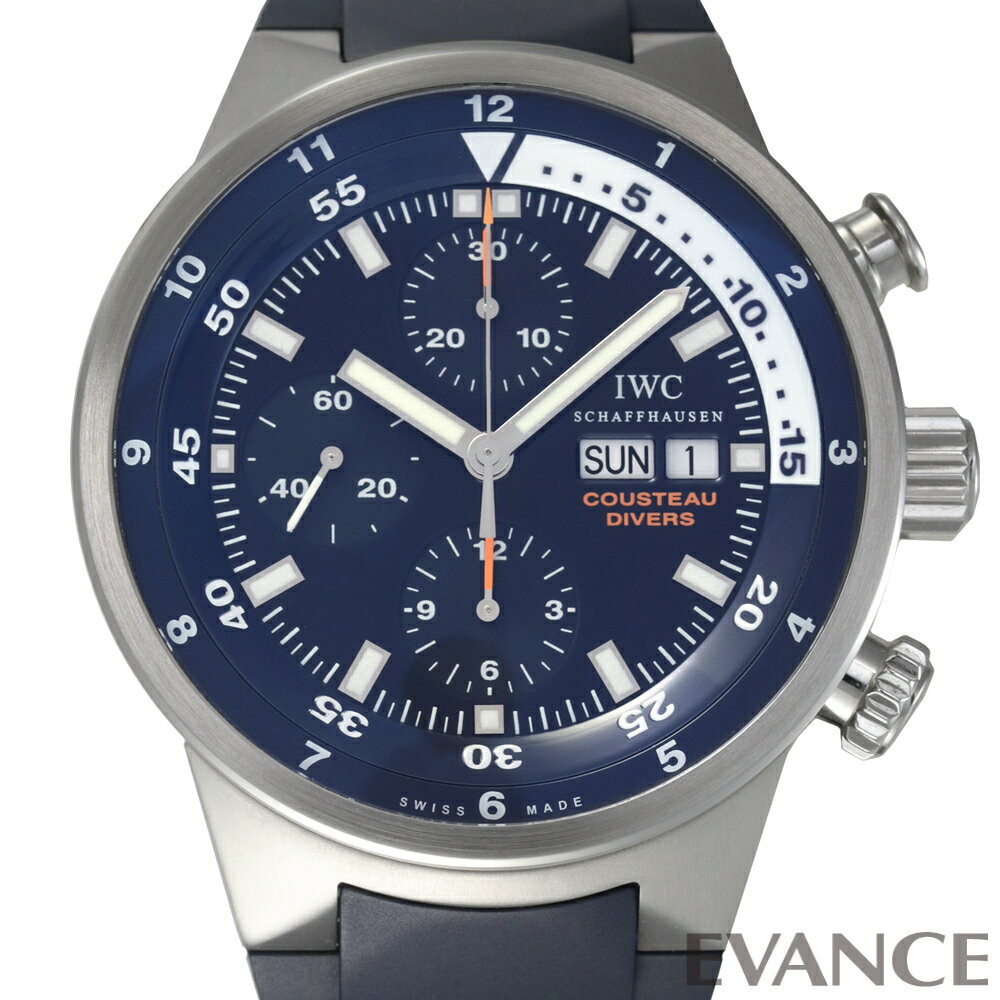 【中古】 IWC アクアタイマー クロノグラフ “クストー・ダイバーズ” 世界限定2500本 IW3 ...