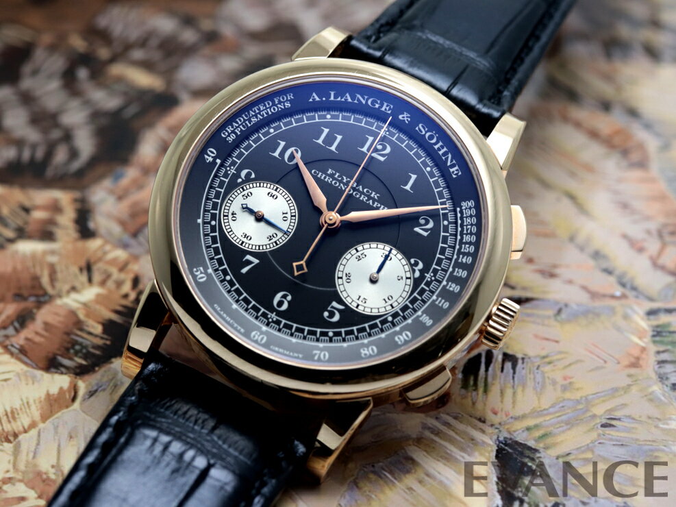 【中古】 ランゲ＆ゾーネ 1815 クロノグラフ 401.031 ブラック メンズ 【腕時計】【A.LANGE & SOHNE】