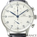 【中古】 IWC ポルトギーゼ クロノグラフ IW371417 シルバー メンズ 【腕時計】