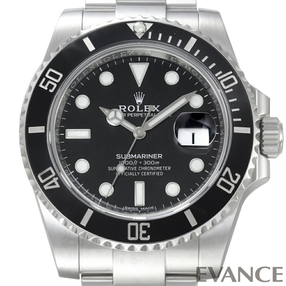 【中古】 ロレックス サブマリーナ デイト 116610LN ブラック ランダム番 メンズ 【腕時計 ...