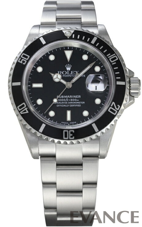 【中古】 ロレックス サブマリーナ デイト 16610 ブラック Y番 メンズ 【腕時計】【ROLEX】