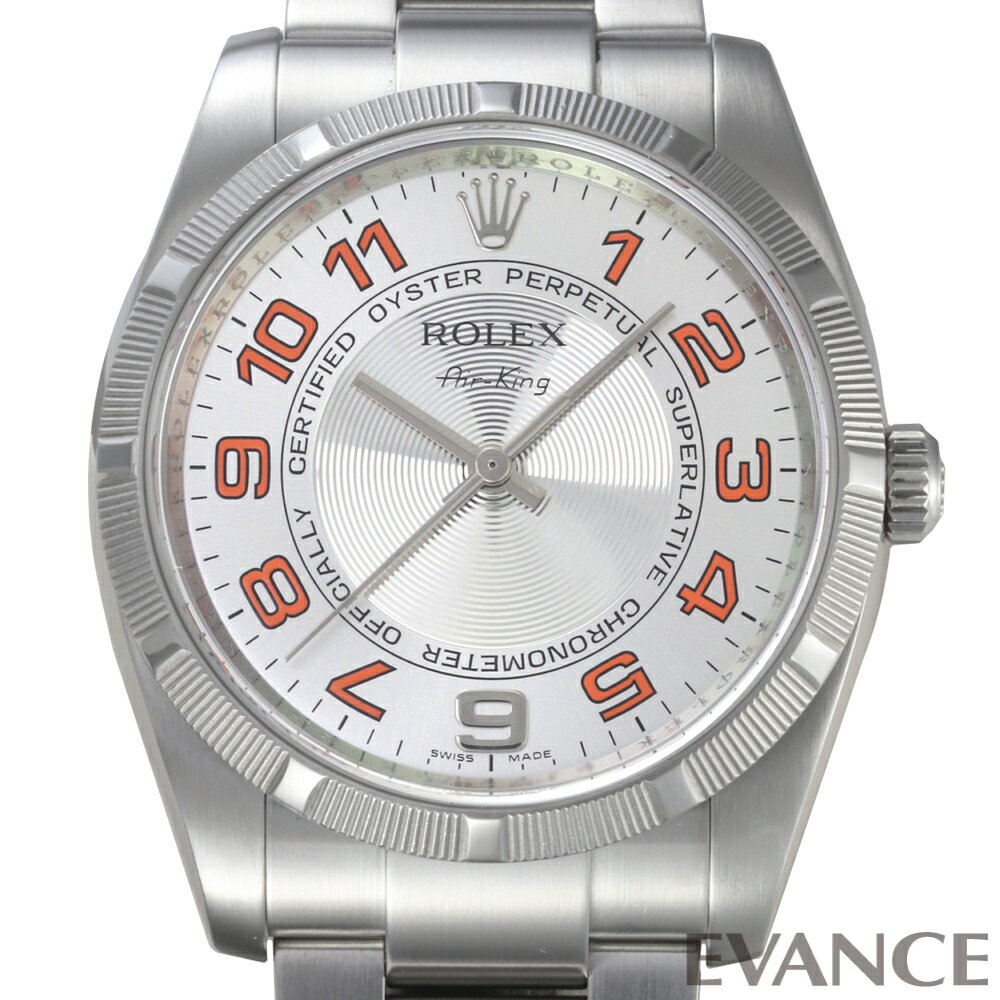 【中古】 ロレックス エアキング 114210 シルバー M番 メンズ 【腕時計】【ROLEX】