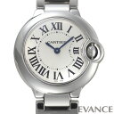 【中古】 カルティエ バロンブルー SM W69010Z4 シルバー レディース 【腕時計】【CARTIER】