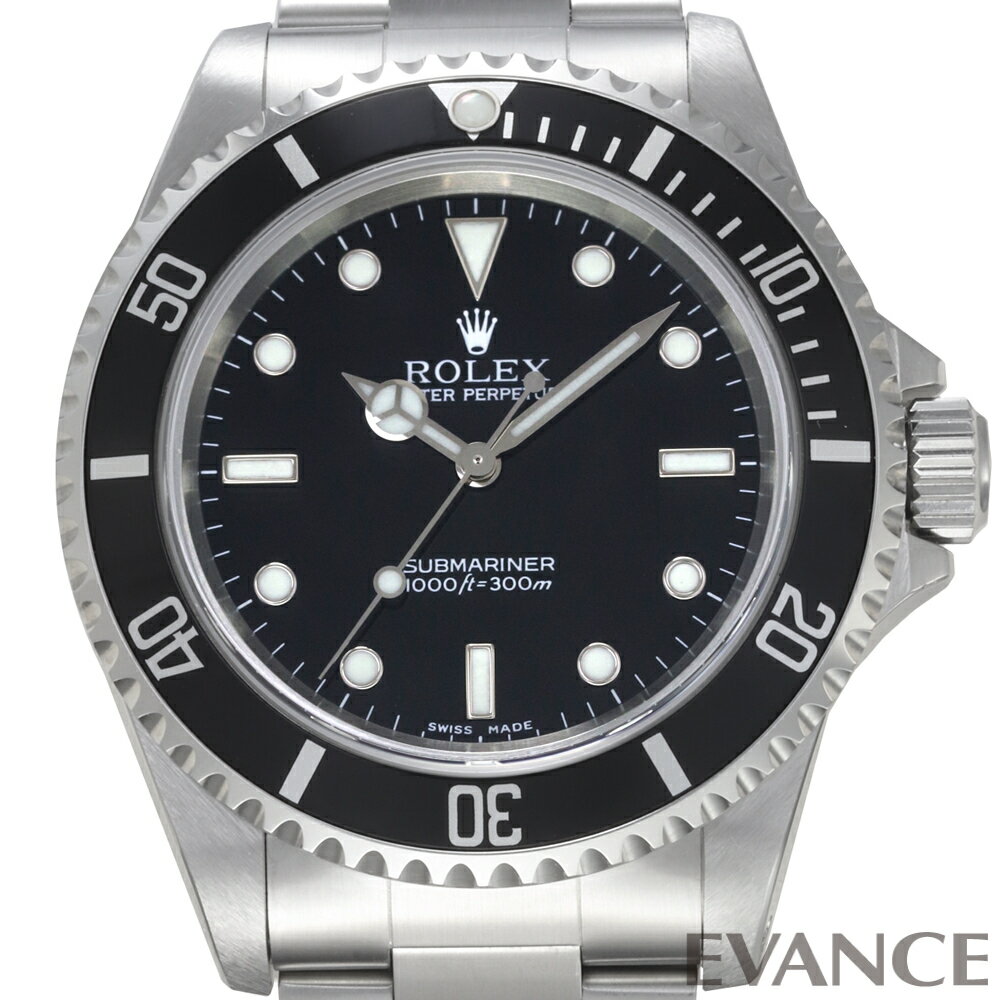 【中古】 ロレックス サブマリーナー 14060 ブラック A番 メンズ 【腕時計】【ROLEX】