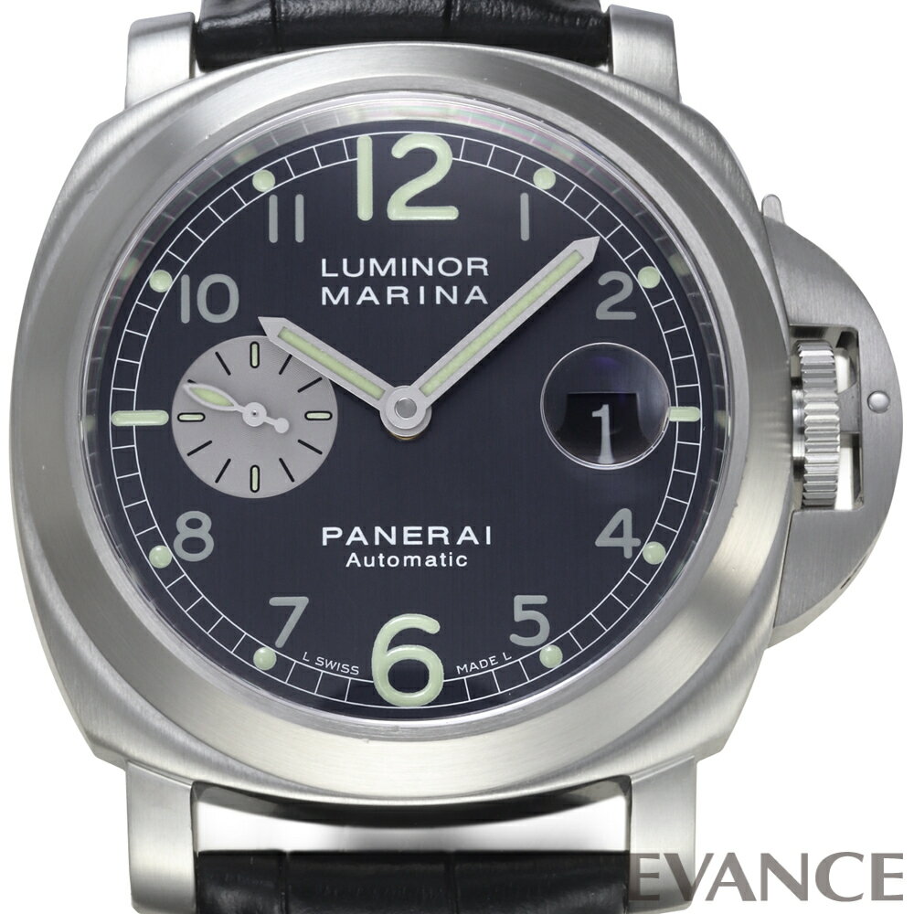 Lumino - 【中古】 パネライ ルミノール マリーナ PAM00086 グレー／シルバー D番 メンズ 【腕時計】【PANERAI】