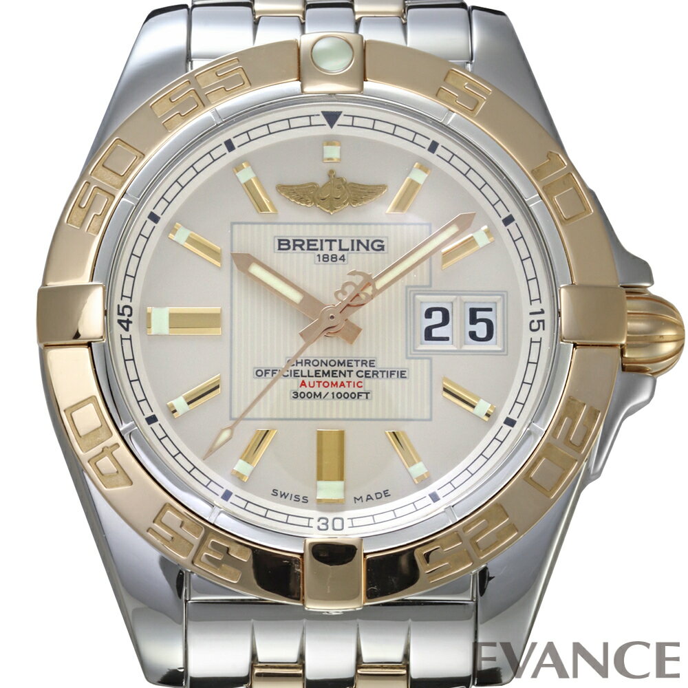 【中古】 ブライトリング ウィンドライダー コックピット C49350 シルバー メンズ 【腕時計】【BREITLING】