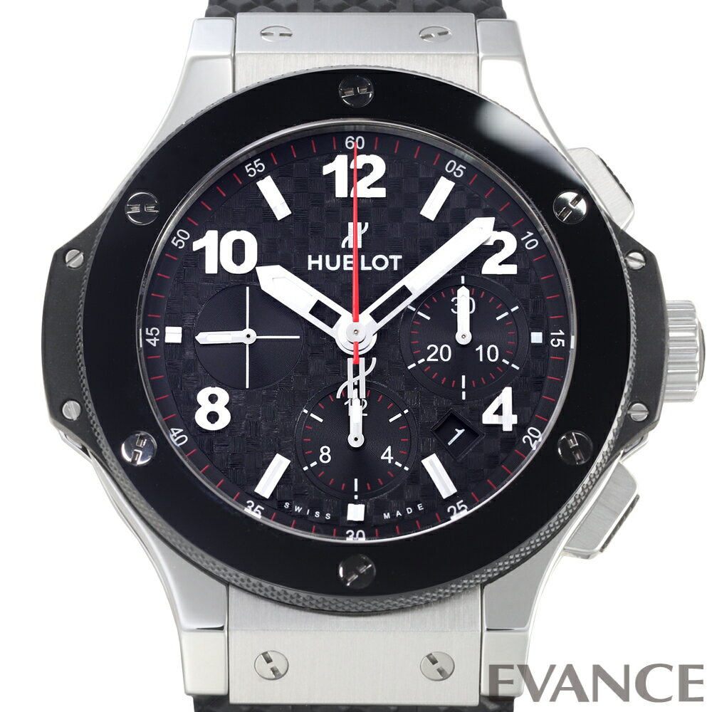 【中古】 ウブロ ビッグバン スチールセラミック 301.SB.131.RX ブラックカーボンエフェ ...