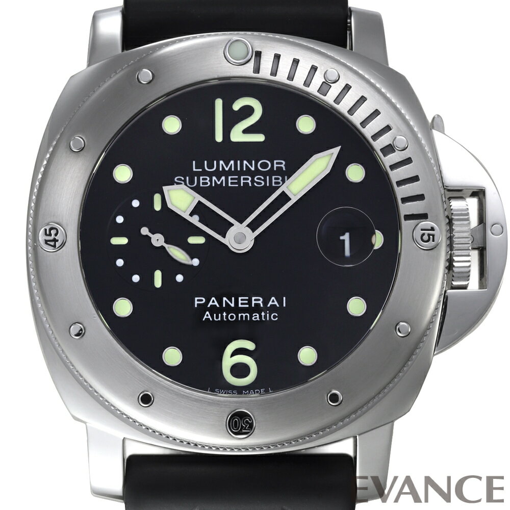【中古】 パネライ ルミノール サブマーシブル PAM00024 ブラック N番 メンズ 【腕時計】 ...