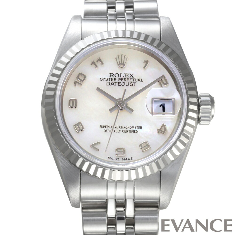 Rakuten - 【中古】 ロレックス デイトジャスト 69174NA ピンクマザーオブパール U番 レディース 【腕時計】【ROLEX】
